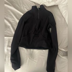 Black size 4 lulu tight jacket